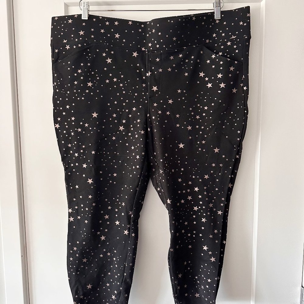 Star-print Pull-on Leggings
